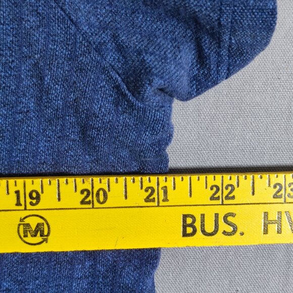 Vintage Pierre Cardin Knit polo shirt men's M blue modern fit button up collar - Picture 7 of 8